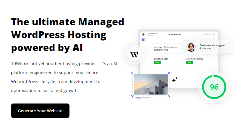 10web - AI website builder