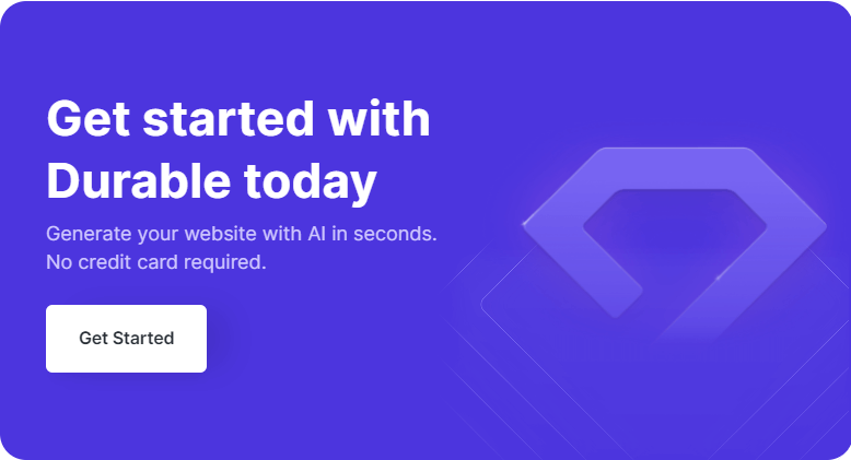 Durable.co - AI website builder and CRM software