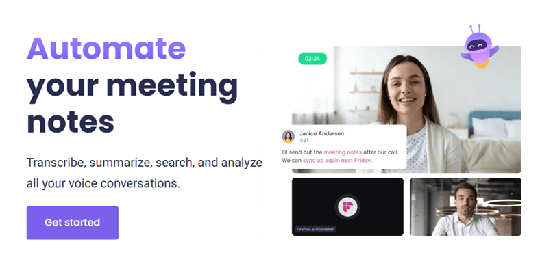 fireflies.ai review - AI meeting note taking app